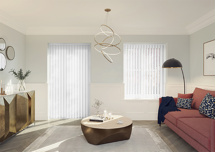 Deanna, Ice White - Vertical Blind - Image 8
